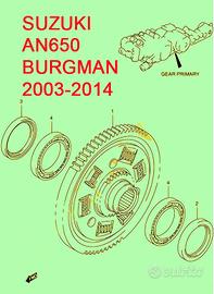 SUZUKI BURGMAN AN650-KIT FRIZIONE NUOVO