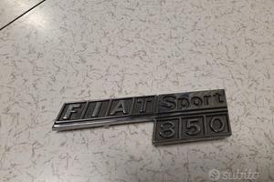 Sigla modello FIAT 850 Sport 68 e Fiat Panda 30s 8