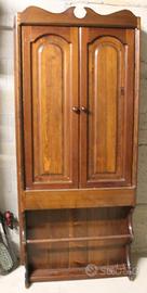 Mobile Secretaire a Ribalta da Parete in Legno Mas