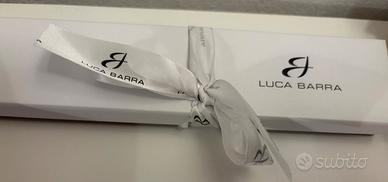 Bracciale tennis Luca Barra acciaio zirconi 