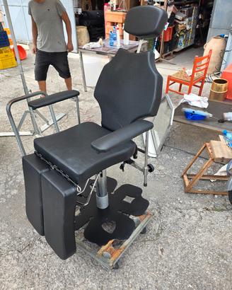 poltrona tatuatore professionale 