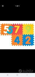 tappeto con numeri per bambini