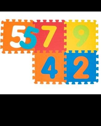 tappeto con numeri per bambini