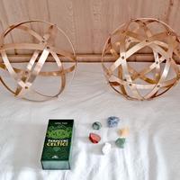 GENESA E PENTASFERA CON CRISTALLI E ORACOLI