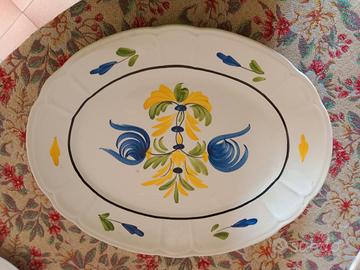 piatto grande Coop ceramica Imola 1970 