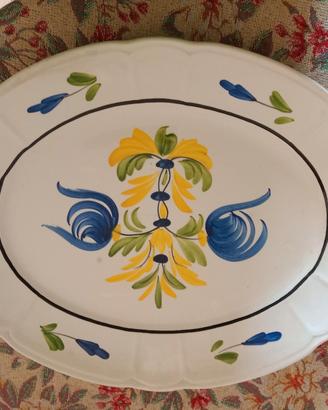 piatto grande Coop ceramica Imola 1970 