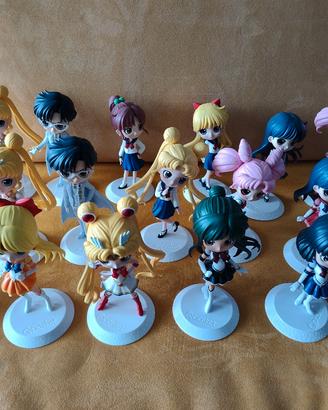 17 Qposket Banpresto SAILOR MOON - pari al nuovo 
