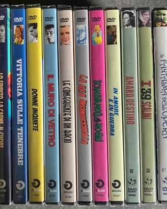 Lotto 11 film GOLEM VIDEO  e SF - NUOVI sigillati