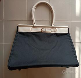  Borsa vintage LYCIA c/manici e apertura rigida 