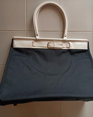  Borsa vintage LYCIA c/manici e apertura rigida 