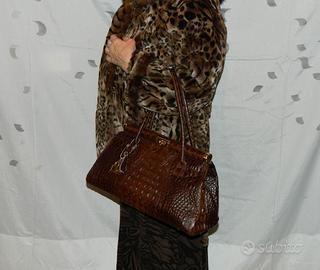 Borsa frame alligatore