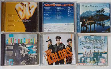 6 cd musicali, the kolors,  caselli, ecc.