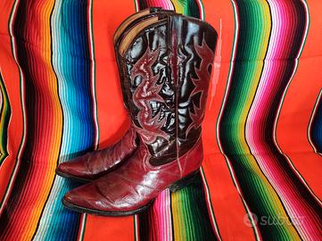 Stivali cowboy Cazador in pelle d'anguilla