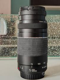 Obiettivo Canon EF 75–300mm f/4–5.6 -Come nuovo