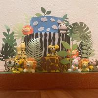 Torta scenografica a tema giungla