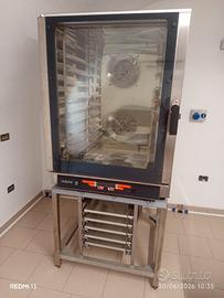 forno professionale con sonda e supporto 