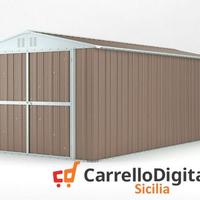 Box garage auto in Acciaio 327x611 19mq tortora