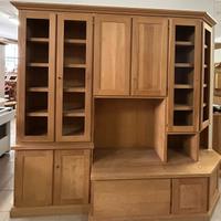 libreria in rovere grezza