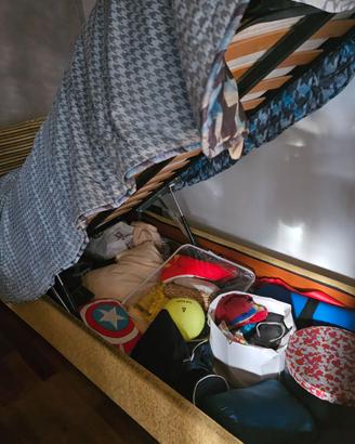 letto contenitore singolo