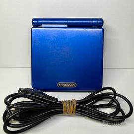 Game boy advance blu completo di caricatore