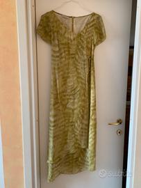 Abito lungo in chiffon