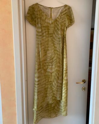 Abito lungo in chiffon