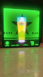 insegna luminosa Heineken 