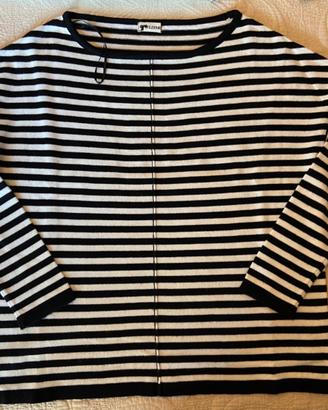 Maglione a righe