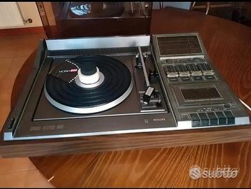 Giradischi vintage Philips anni 70/80