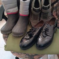 2 paia  di scarpe e 1  scarponcini