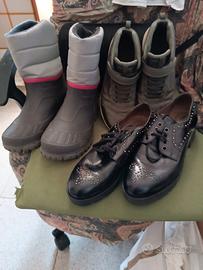 2 paia  di scarpe e 1  scarponcini