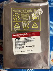 HDD WD Red Pro 4TB NAS Nuovo Sigillato WD4003FFBX