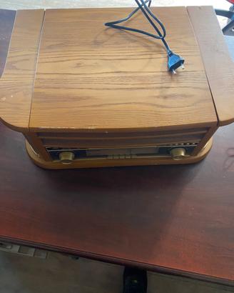 Giradischi vintage Jopstar con radio AM/FM  retrò