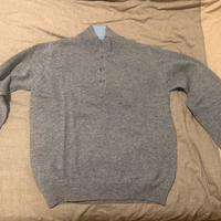 Maglione in cashmere grigio Della Ciana