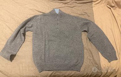Maglione in cashmere grigio Della Ciana
