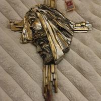 crocifisso oro e argento La Pietà 