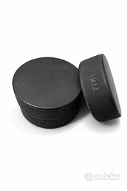 3 pucks hockey su ghiaccio neutri
