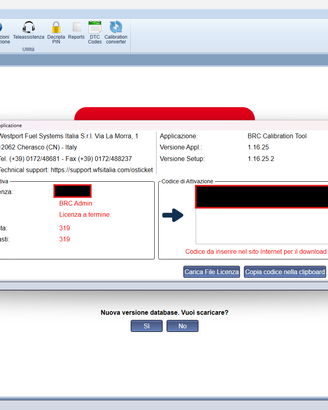 Licenza Brc Calibration Tool