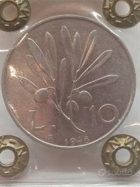10 lire 1948 olivo