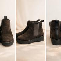 Chelsea boots in pelle scamosciata EU38