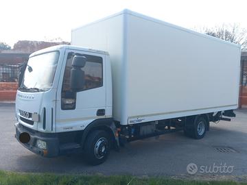 iveco eurocargo 75 e 18 euro 5 cassa e sponda 
