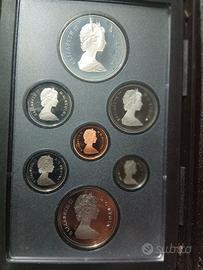 collezione dollaro canadese lucido in cofanetto