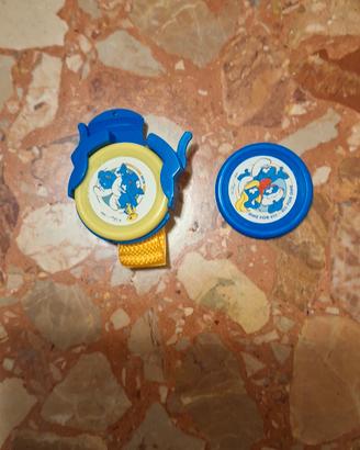 giochi puffi calcio e lancio del disco