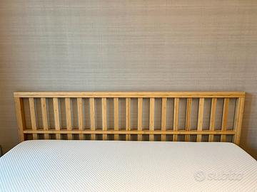 Letto matrimoniale in bambù completo di mate