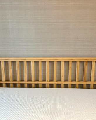 Letto matrimoniale in bambù completo di mate
