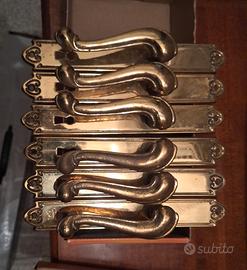 maniglie ottone porte 