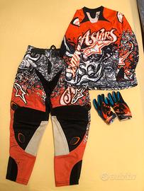 Completo cross alpinestars bambino
