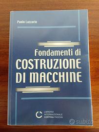 Libro fondamenti di costruzione di macchine