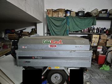 Carrello rimorchi- trasporto merce- trasporto kart