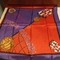 Bandiera Vintage 1967-68 Forza Cagliari (62X66 Cm)